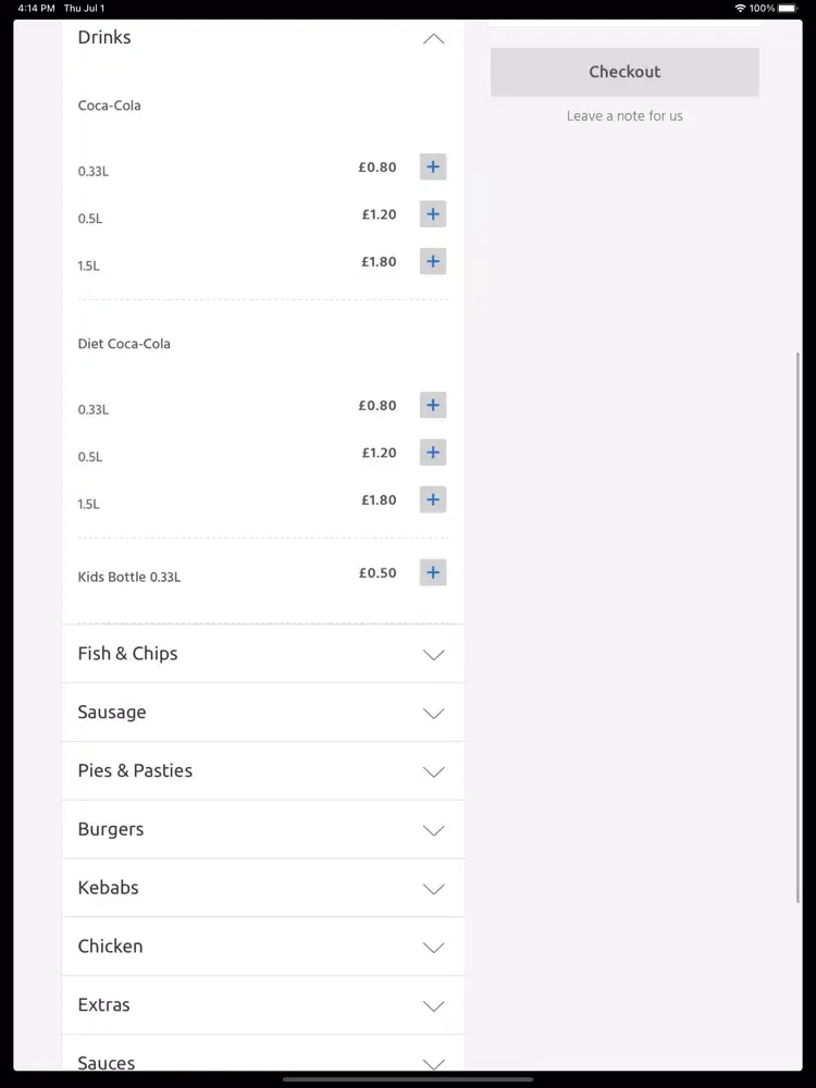 تصاویر Fryday Fish & Chips, Bently iPad 