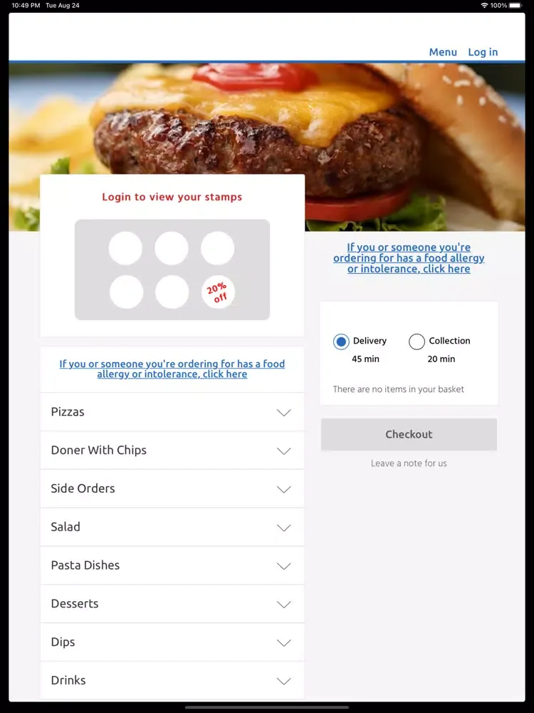 Grab A Bite, London iPad 应用截图