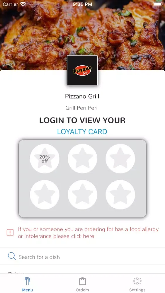 Ảnh chụp màn hình của Pizzano Grill, London