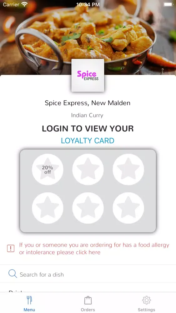 Spice Express, New Malden スクリーンショット