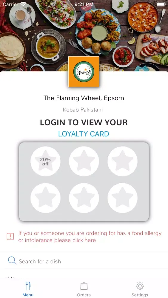 Capturas de tela do The Flaming Wheel, Epsom