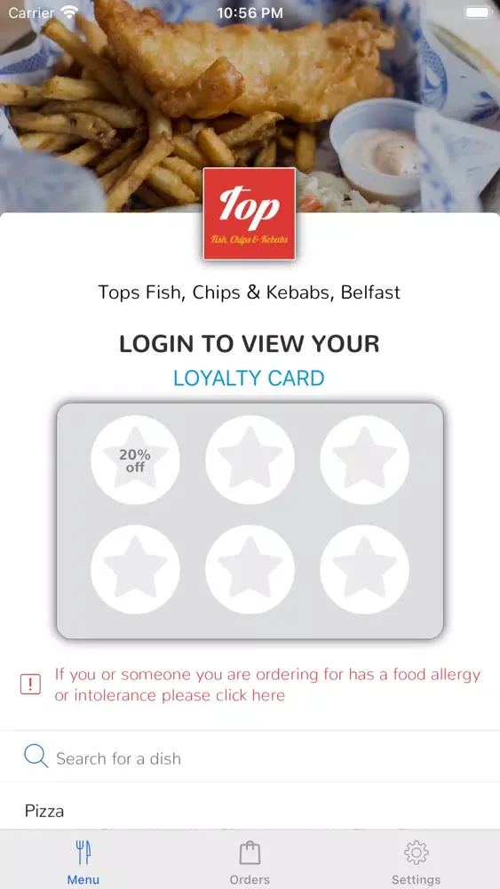 Tops Fish, Chips & Kebabs سکرین شاٹس