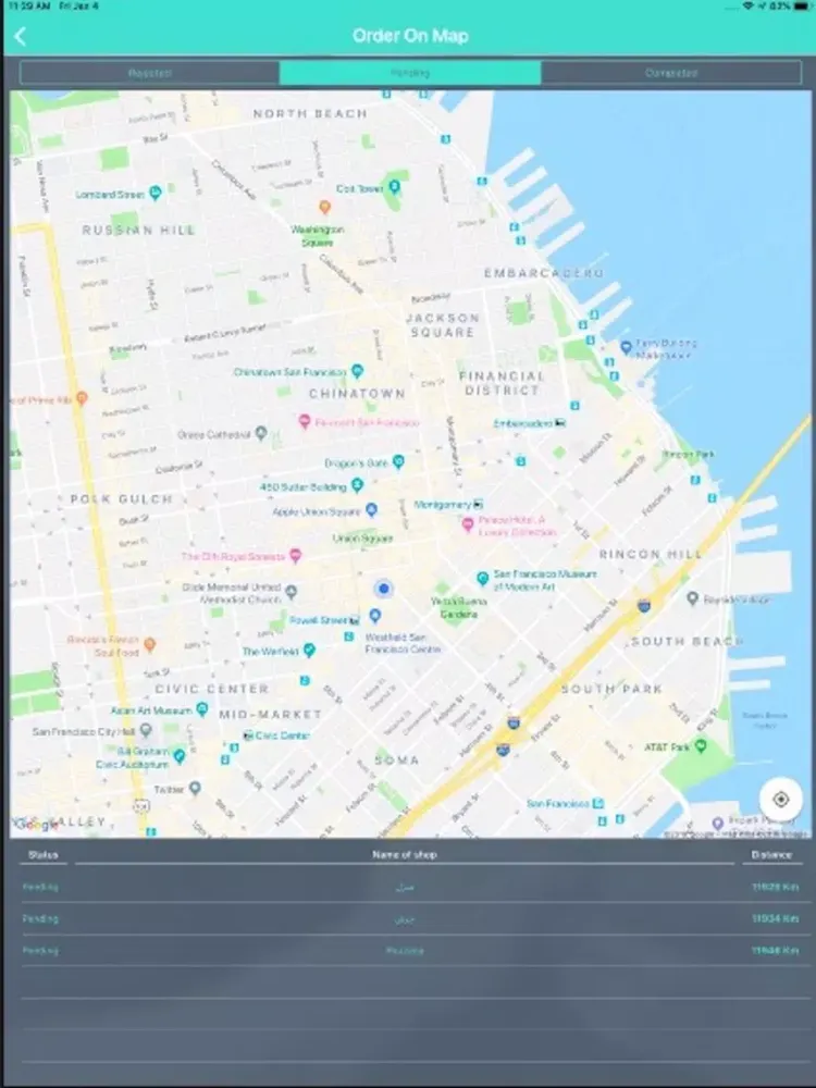 Screenshot di OrderEra Rep iPad 