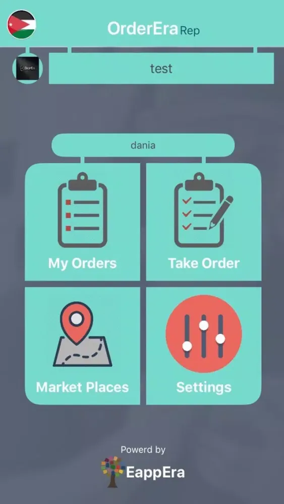 Screenshot di OrderEra Rep