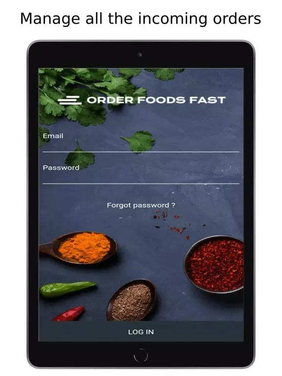 Zrzuty ekranu Business App Order Foods Fast iPad 