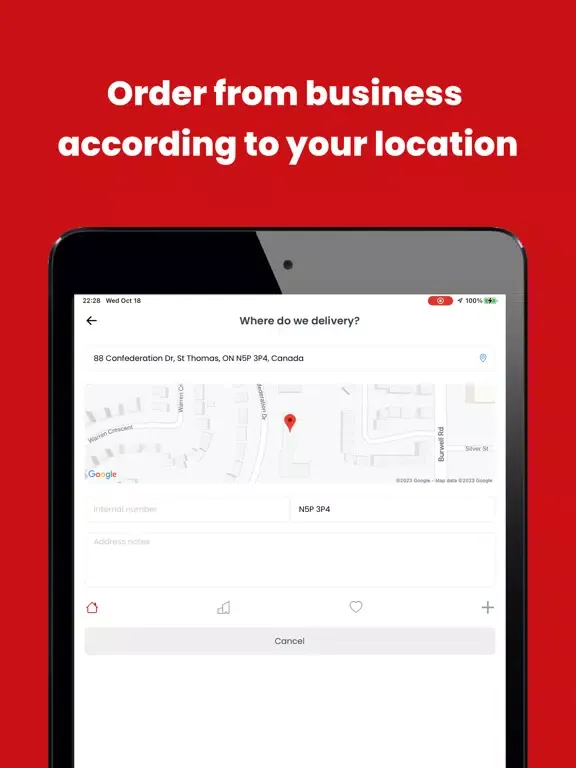 Order Foods Fast Ordering Pro iPad  स्क्रीनशॉट