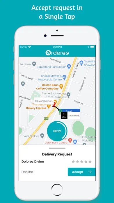 Tangkapan skrin Orderoo Pro App