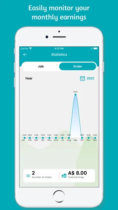 Tangkapan skrin Orderoo Pro App
