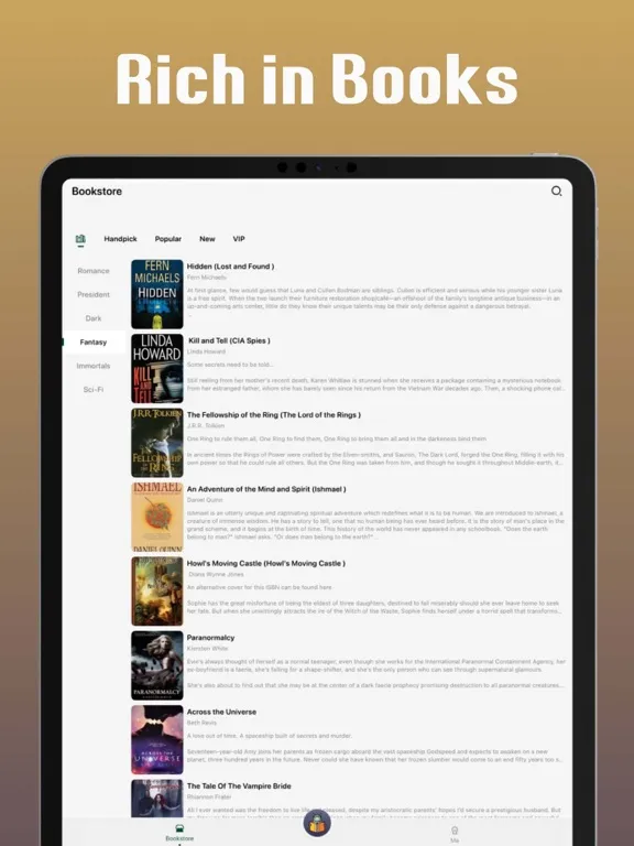 JoyRead - Love Fictions iPad  스크린샷