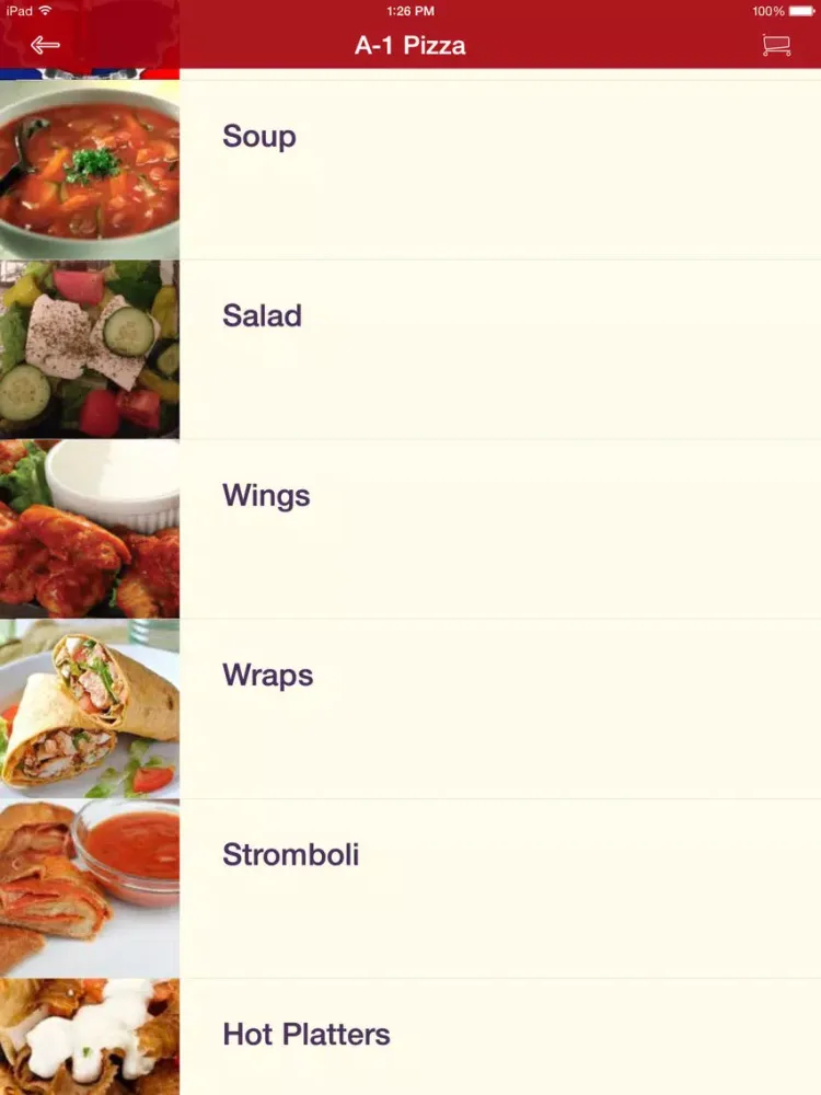 Capturas de pantalla de A-1 Pizza iPad 