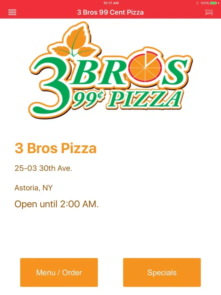 3 Bros 99 Cent Pizza iPad  سکرین شاٹس