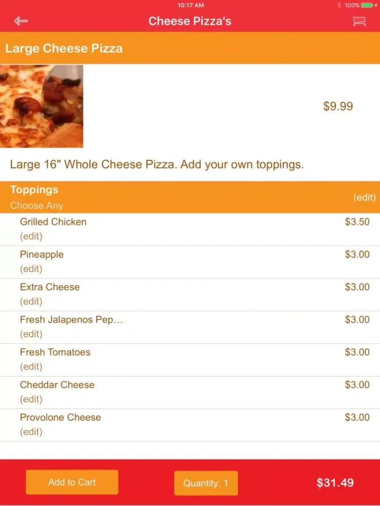 3 Bros 99 Cent Pizza iPad  سکرین شاٹس