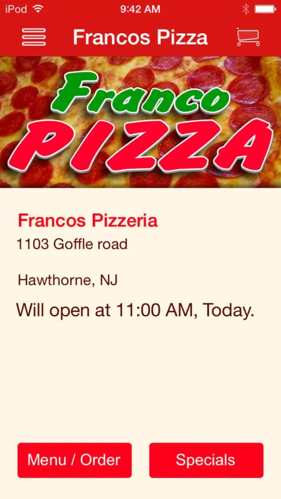 Скриншоты Francos Pizza