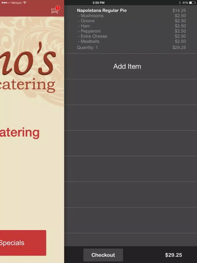 صور Avellino's Pizzeria iPad 