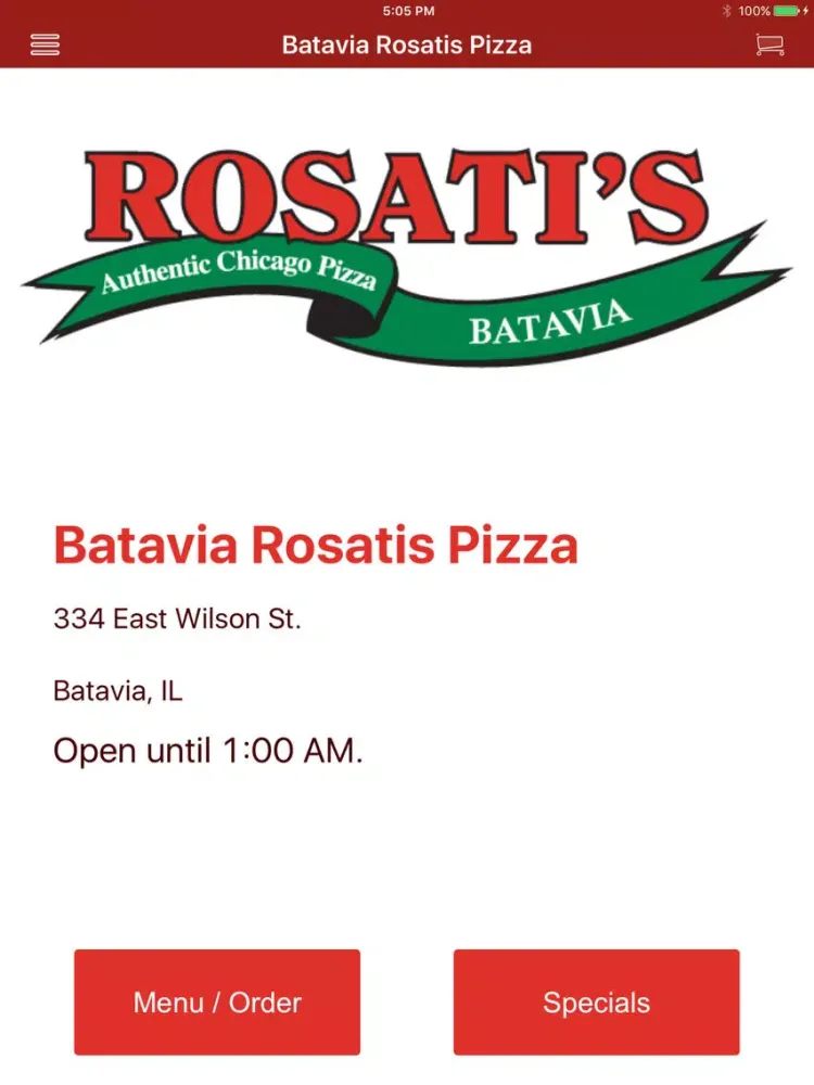 Batavia Rosatis Pizza iPad  سکرین شاٹس