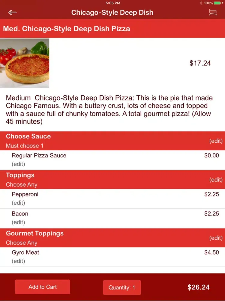 Batavia Rosatis Pizza iPad  سکرین شاٹس