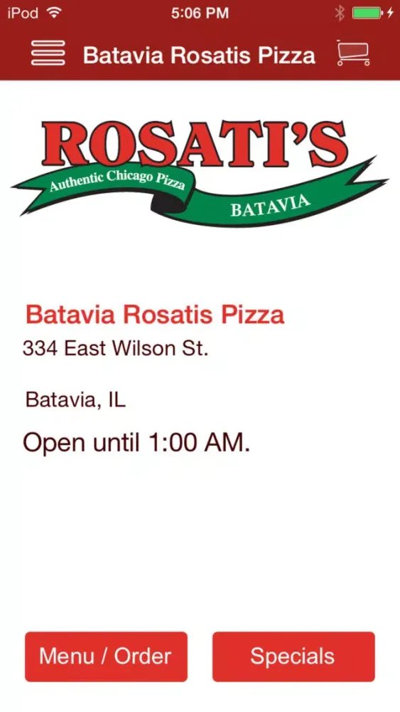 Batavia Rosatis Pizza سکرین شاٹس