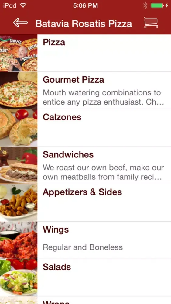 Batavia Rosatis Pizza سکرین شاٹس