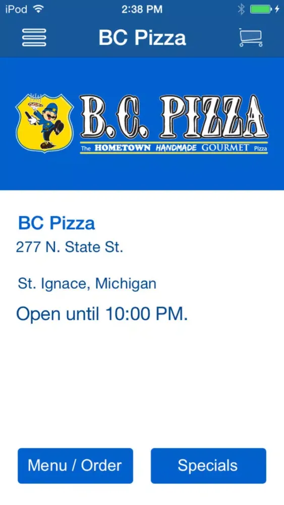 Captures d'écran de BC Hometown Pizza