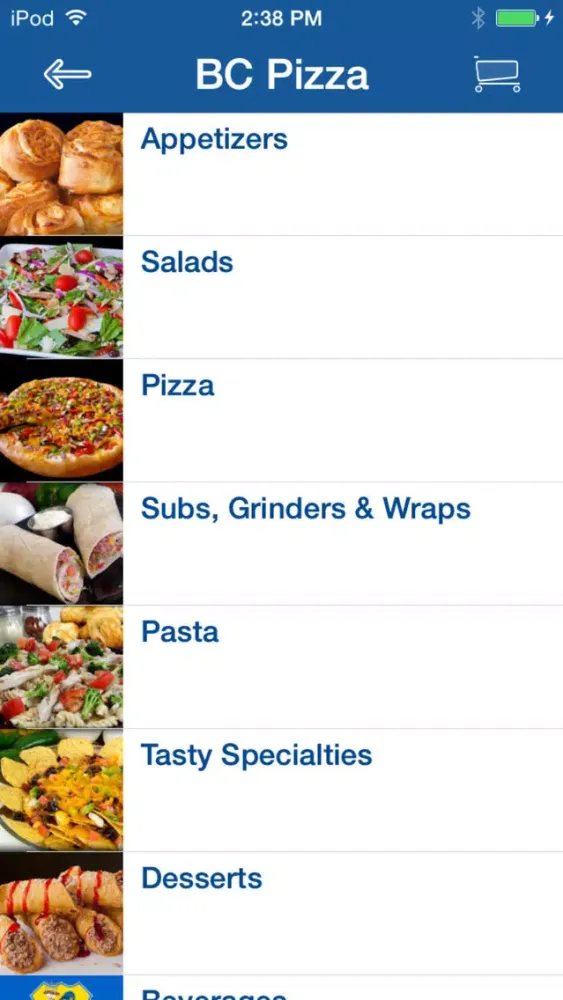 Captures d'écran de BC Hometown Pizza