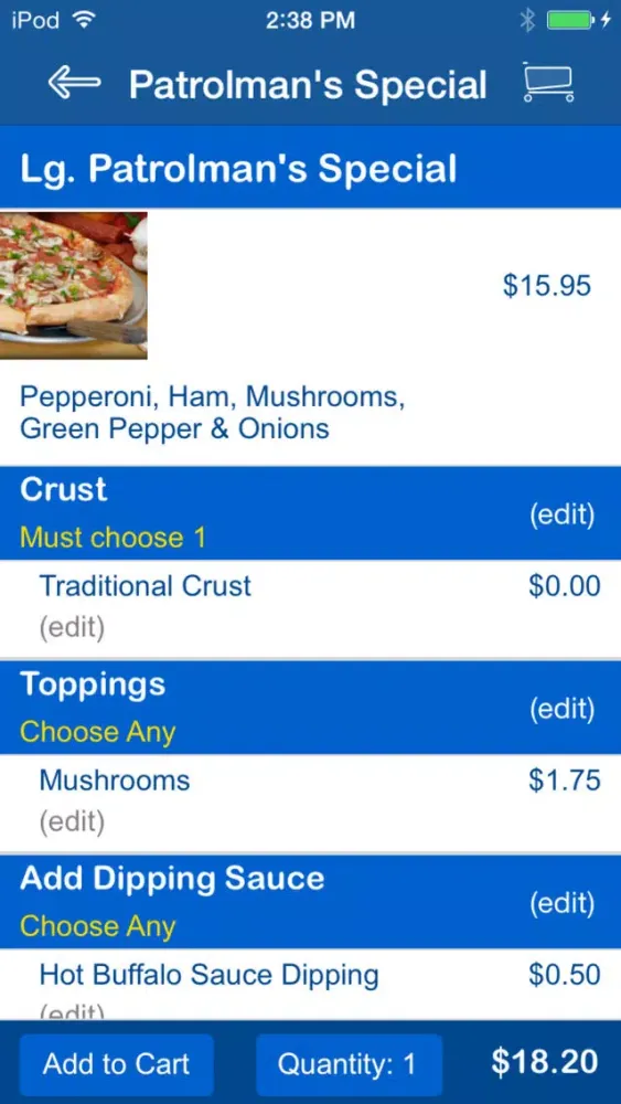 Captures d'écran de BC Hometown Pizza