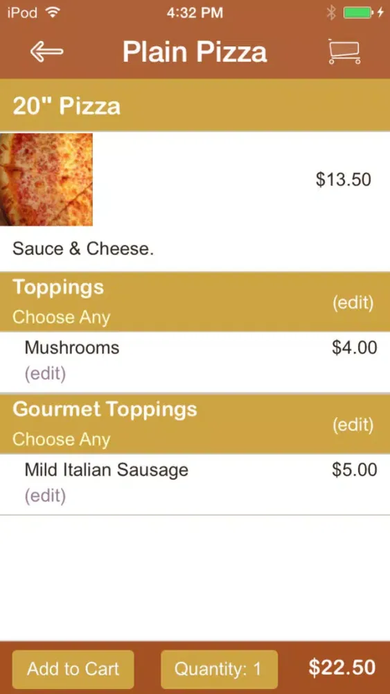 Capturas de tela do Big Sam's Pizzeria