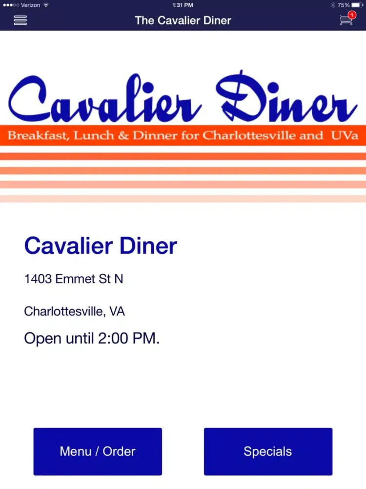 Capturas de pantalla de Cavalier Diner iPad 