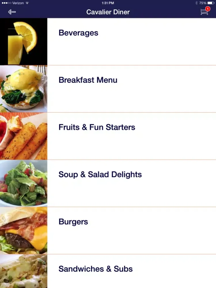 Capturas de pantalla de Cavalier Diner iPad 