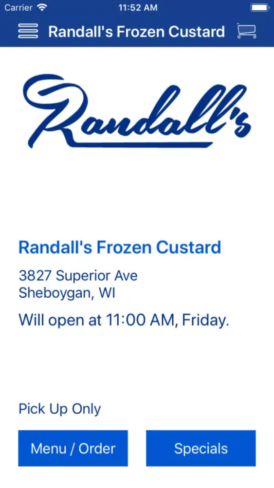 Randall's Frozen Custard应用截图