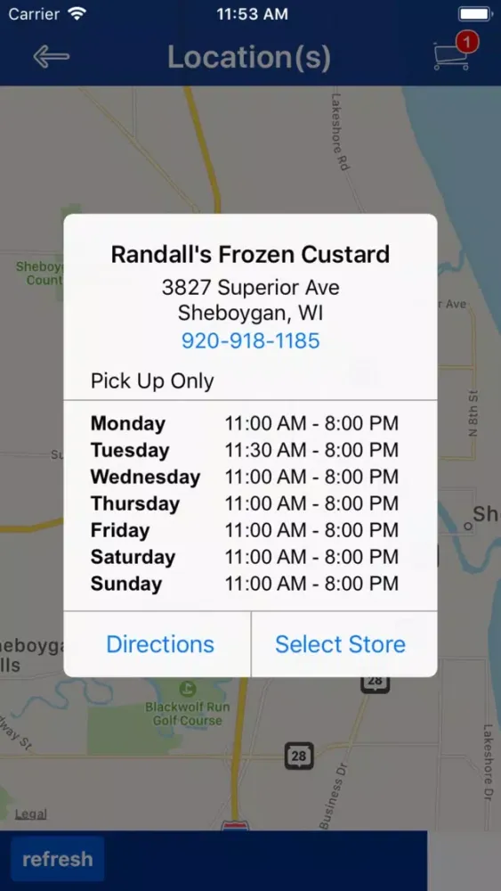 Randall's Frozen Custard应用截图