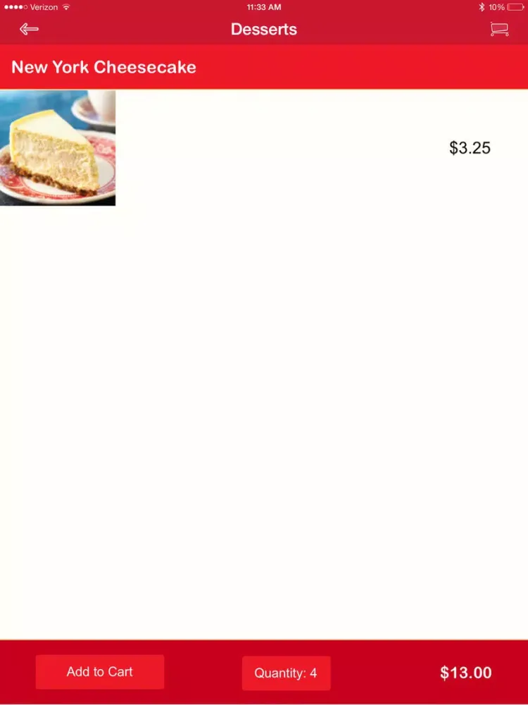 Ảnh chụp màn hình của Fajita Express Mexican Grill iPad 