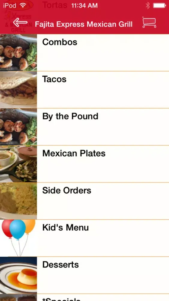 Ảnh chụp màn hình của Fajita Express Mexican Grill