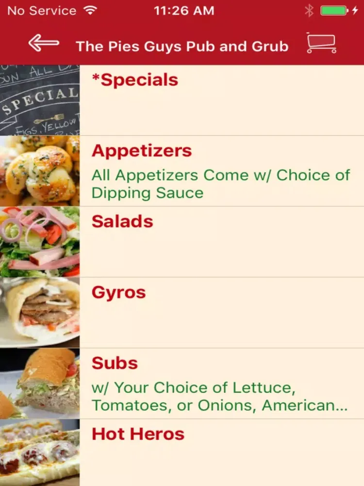 Screenshot di The Pies Guys Pub and Grub iPad 