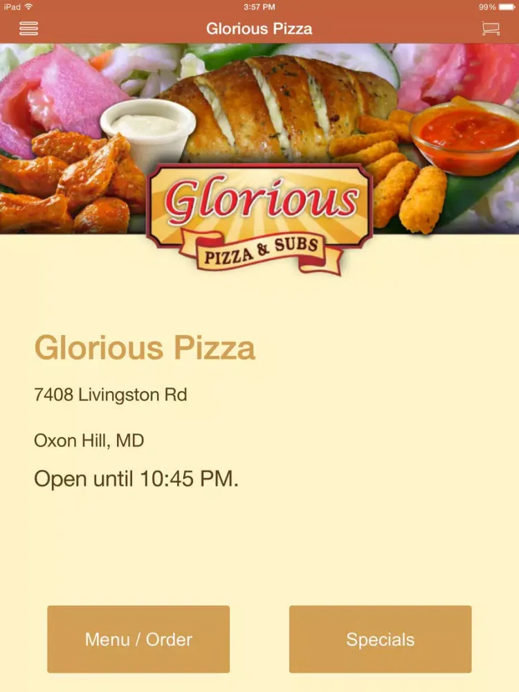 Captures d'écran de Glorious Pizza iPad 