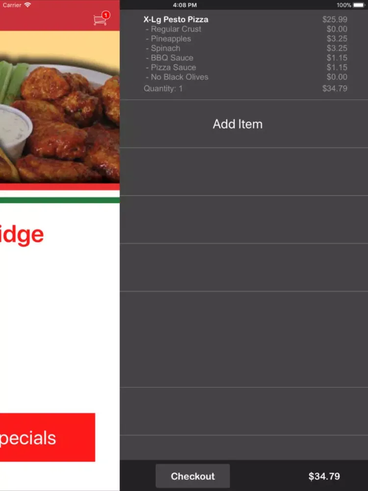 Capturas de pantalla de Guidos Pizza Northridge iPad 