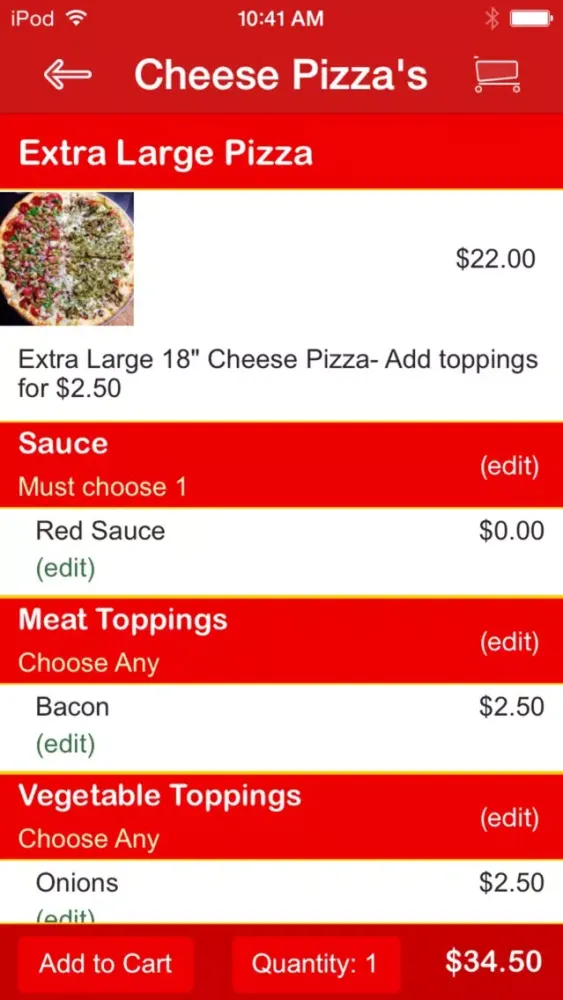 Volare Pizza Screenshots