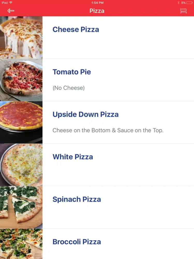 Holme Style Pizza iPad  스크린샷