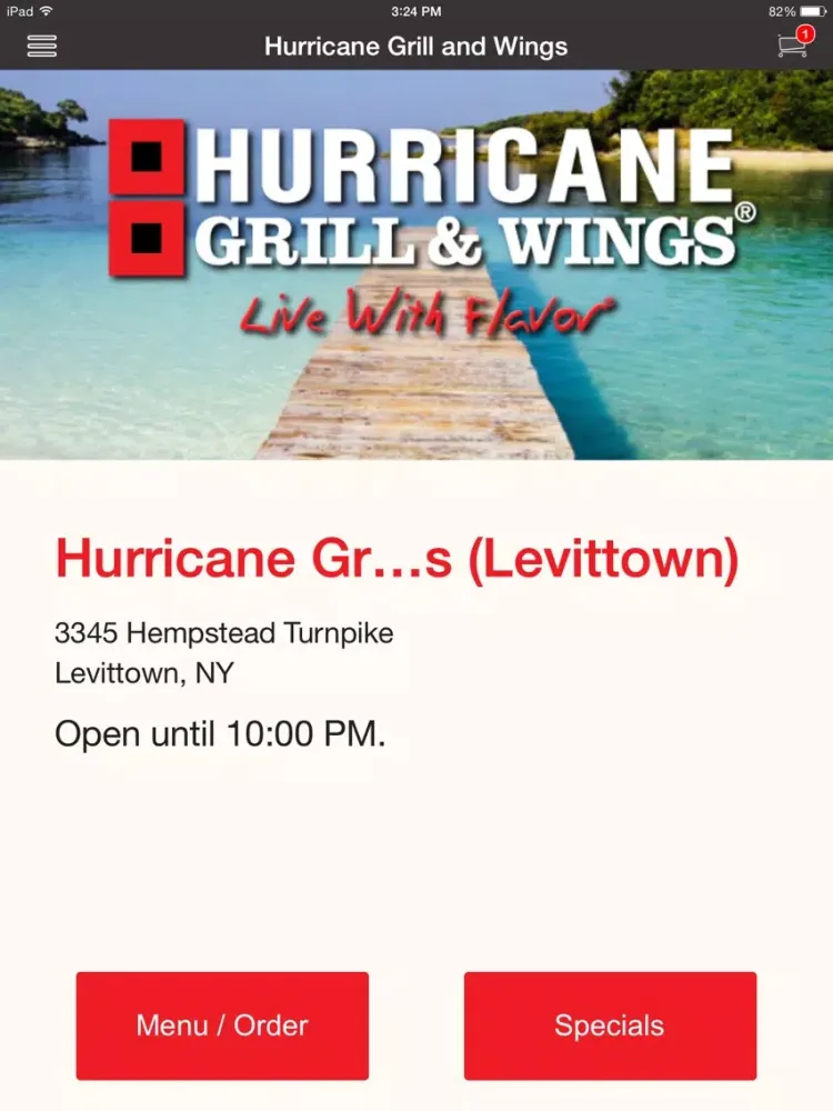 Скриншоты Hurricane Grill and Wings iPad 