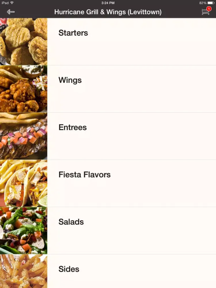 Скриншоты Hurricane Grill and Wings iPad 