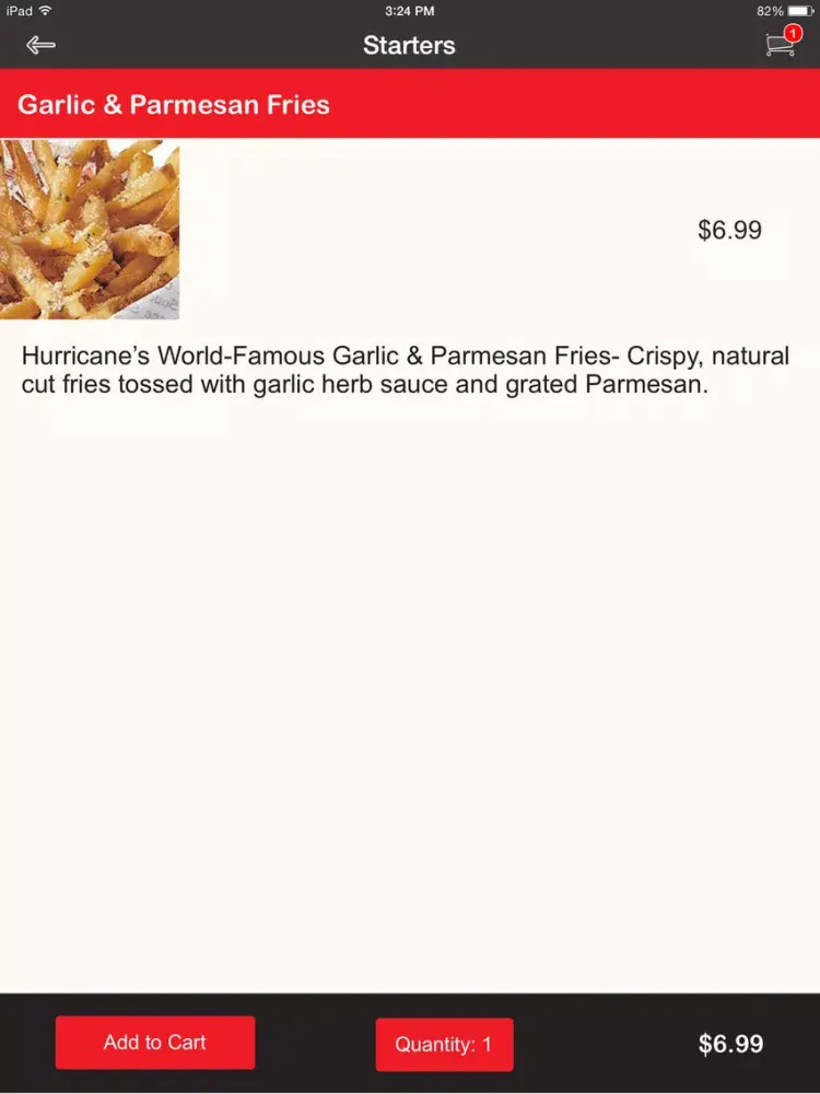 Скриншоты Hurricane Grill and Wings iPad 