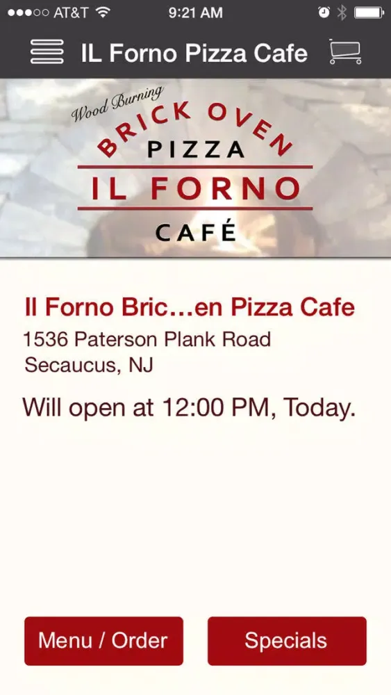 Captures d'écran de IL Forno Pizza Cafe