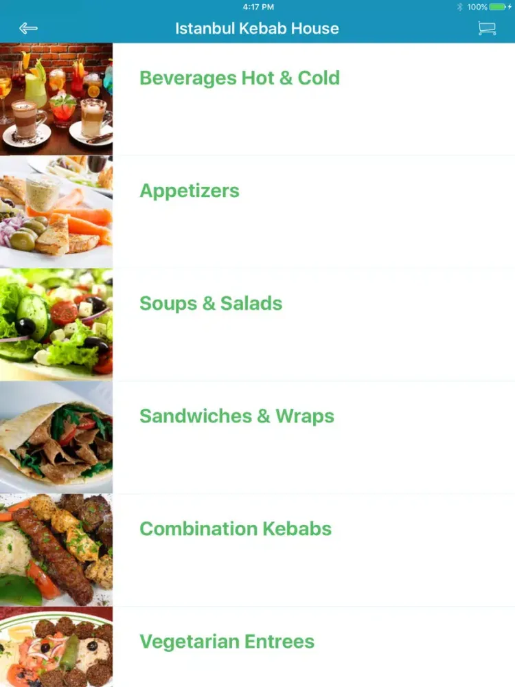 Capturas de pantalla de Istanbul Kebab House iPad 