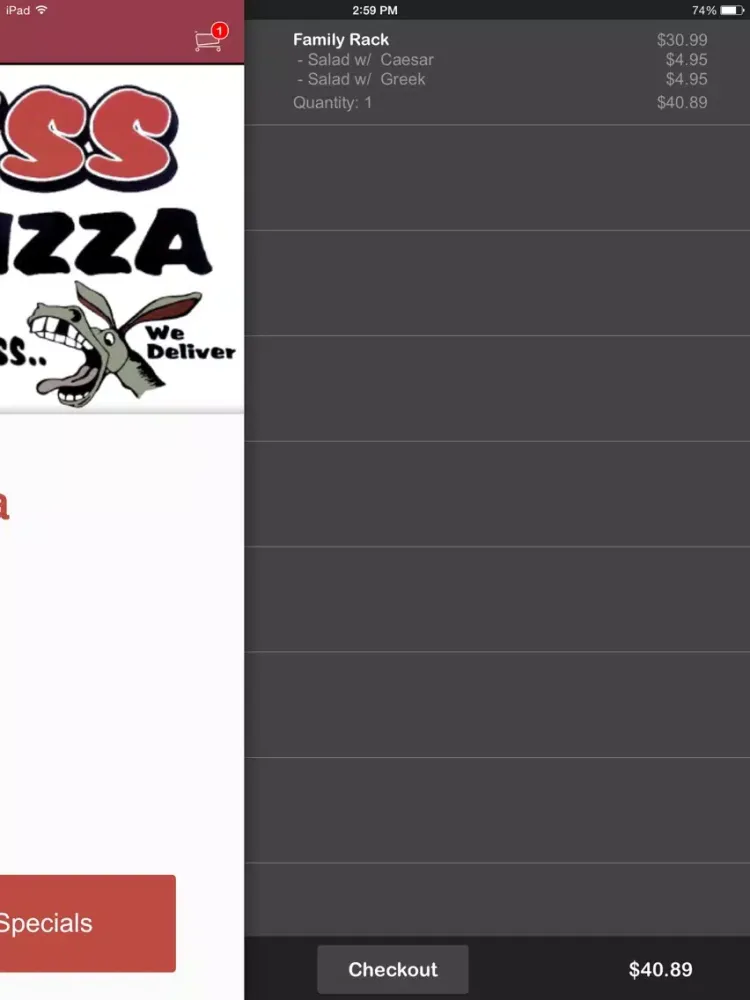 Jack'ss BBQ and Pizza iPad  Ekran Görüntüleri