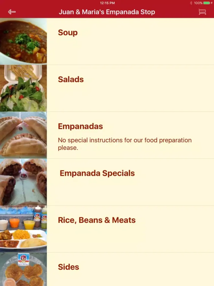 تصاویر Juan & Maria's Empanada Stop iPad 