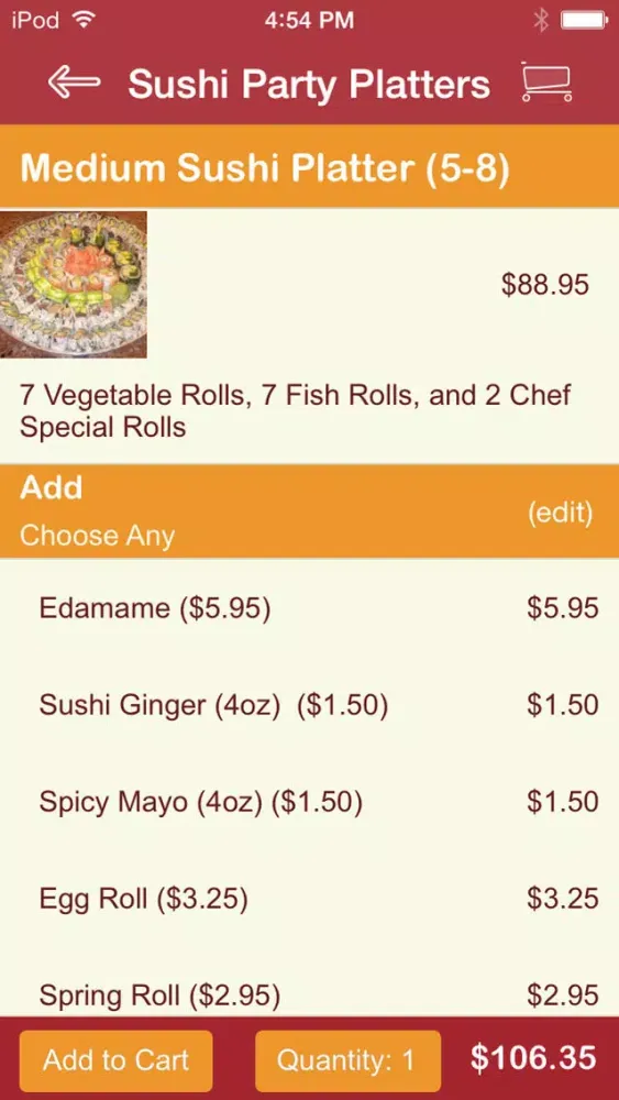 Screenshot di Kai Fan Asian Cuisine & Sushi Bar