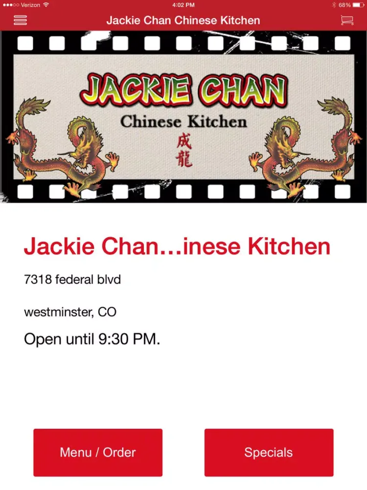 Screenshot di Jackie Chan Chinese iPad 