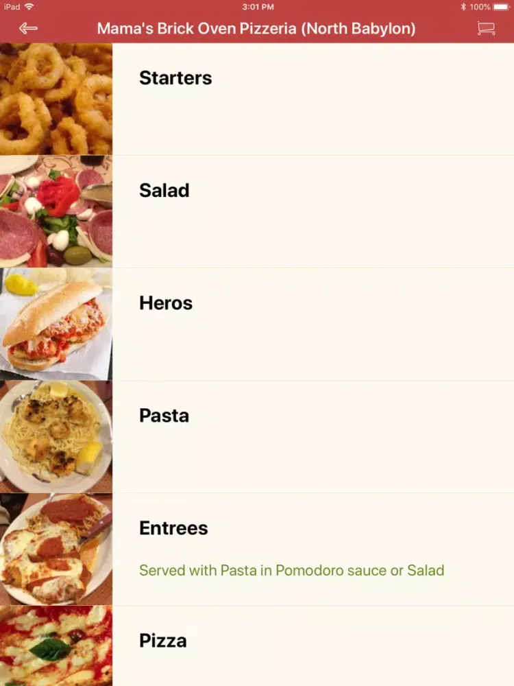 Скриншоты Mama's Brick Oven Pizzeria iPad 