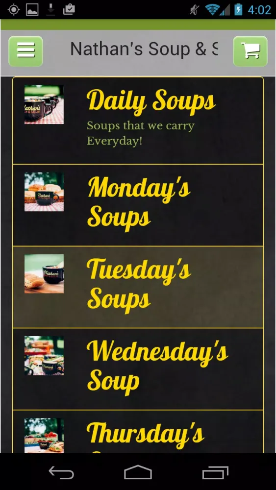 Nathan's Soup & Salad Screenshots