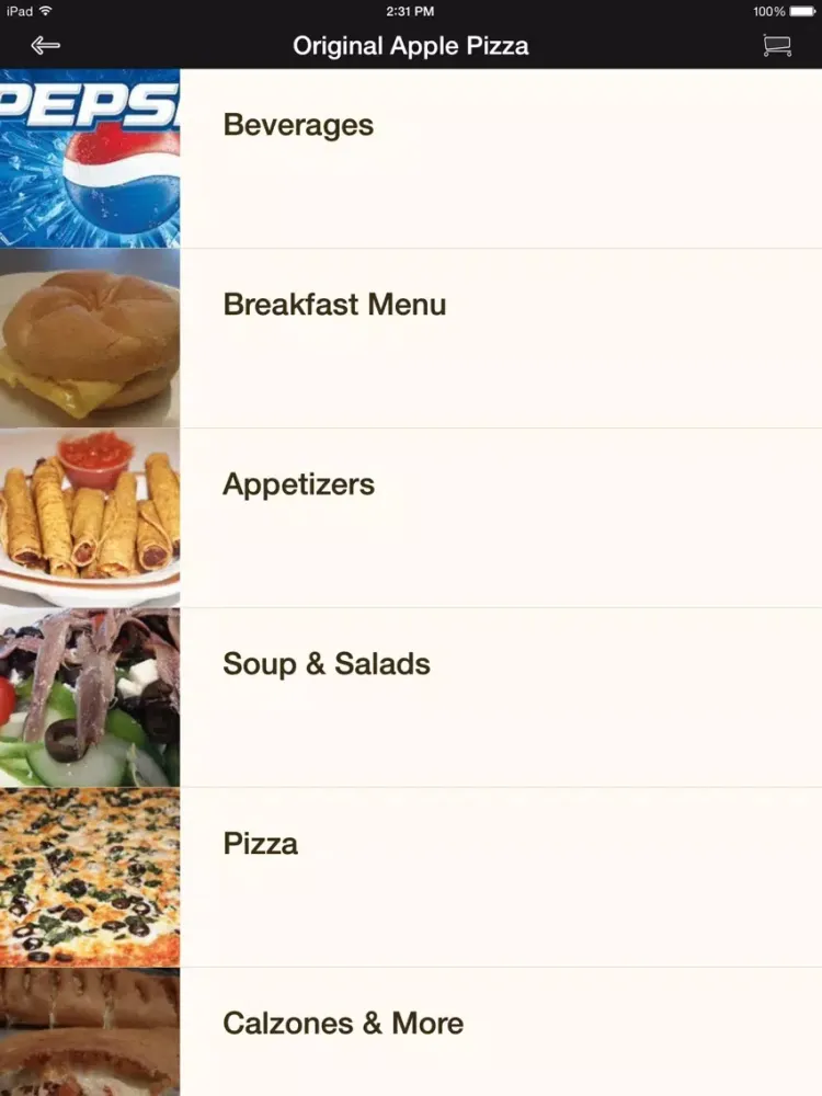 Original Apple Pizza iPad  Screenshots