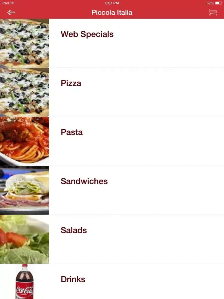 Скриншоты Piccola Italia iPad 